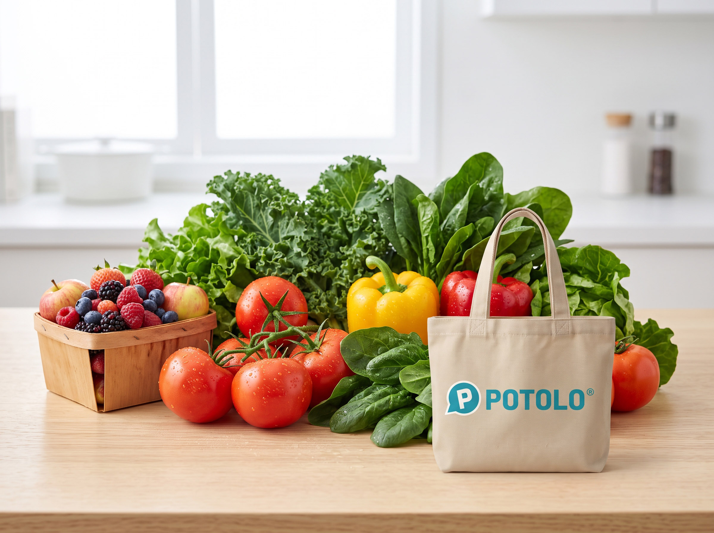 Fresh Produce delivered from local supermarkets on Potolo